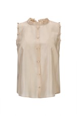Organza top in viscose