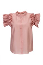 Organza top in viscose