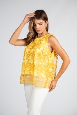 Embroidered top