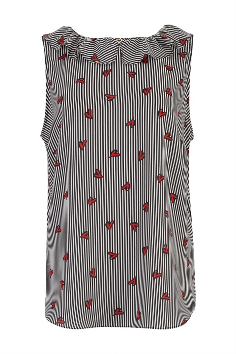 Sleeveless top with ruffle Sleeveless top with ruffle