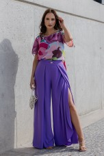 Boat neck blouse