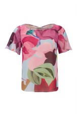 Boat neck blouse