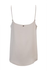 Strap top with lined buttons
