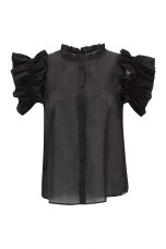 Organza top in viscose