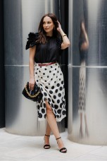 Organza top in viscose
