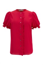 Short-sleeved blouse