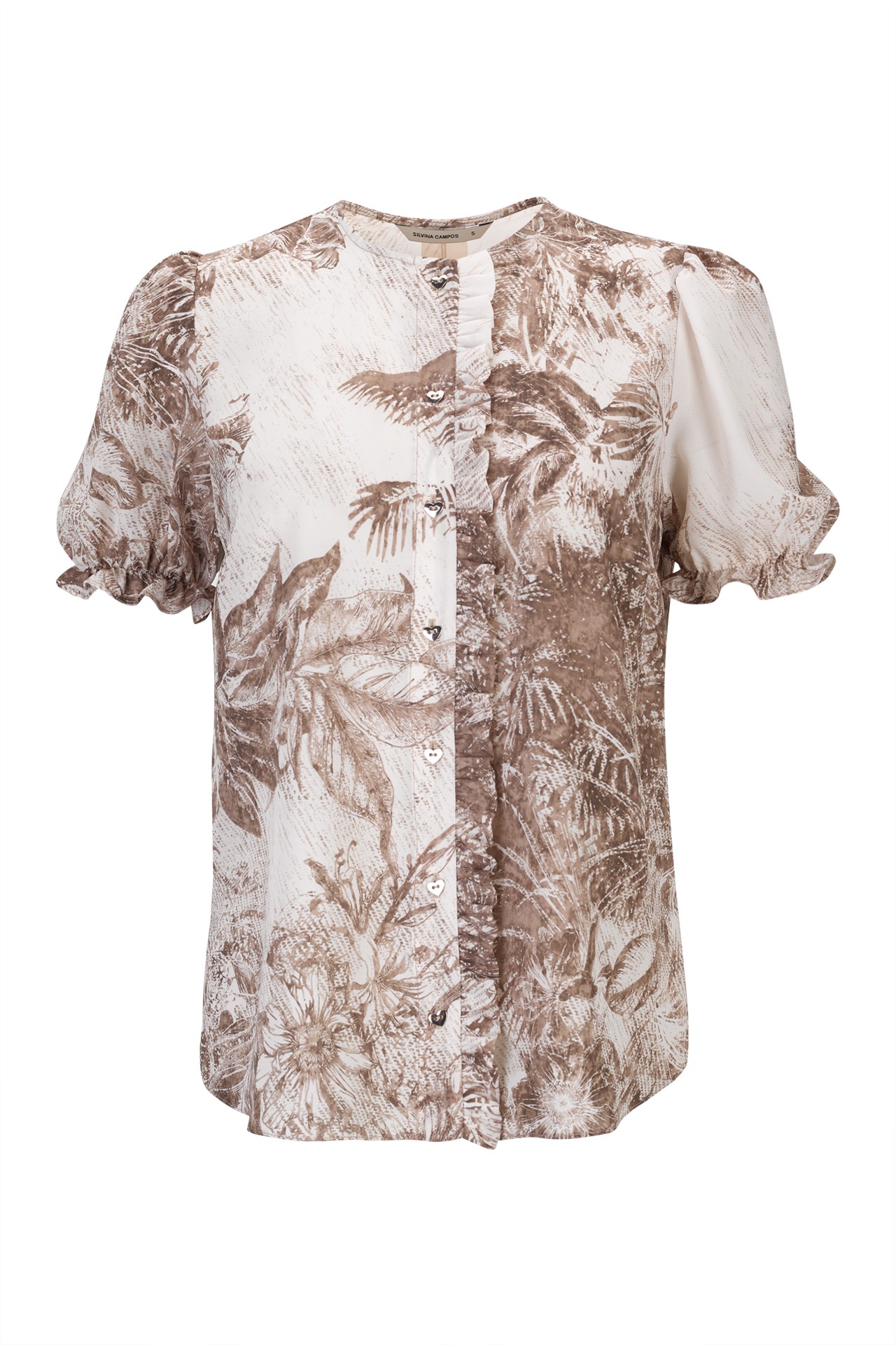 Short-sleeved blouse