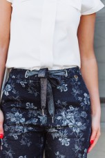 Pantalones vaqueros jacquard