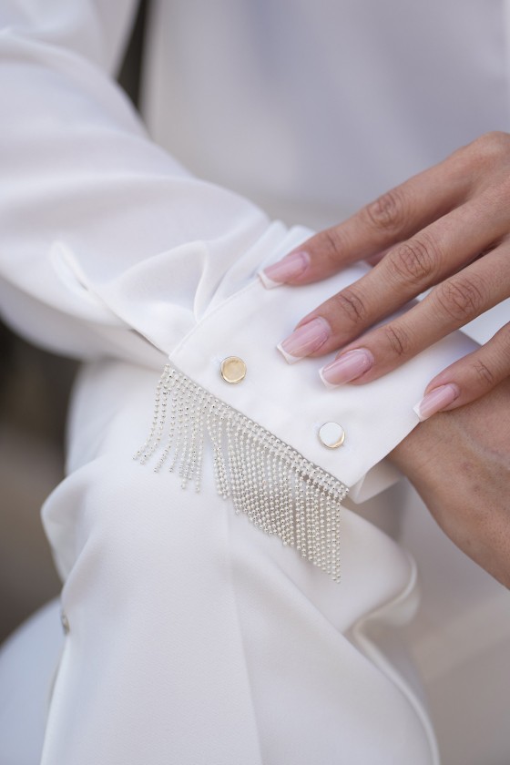 Blusa con flecos