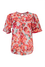 Short-sleeved blouse