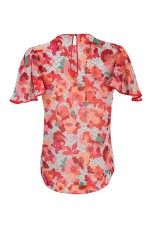 Short-sleeved blouse