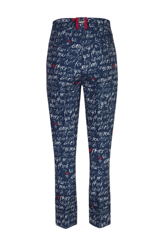 Calças estampadas