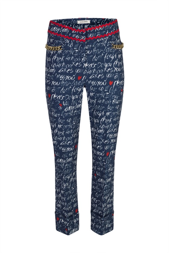 Calças estampadas