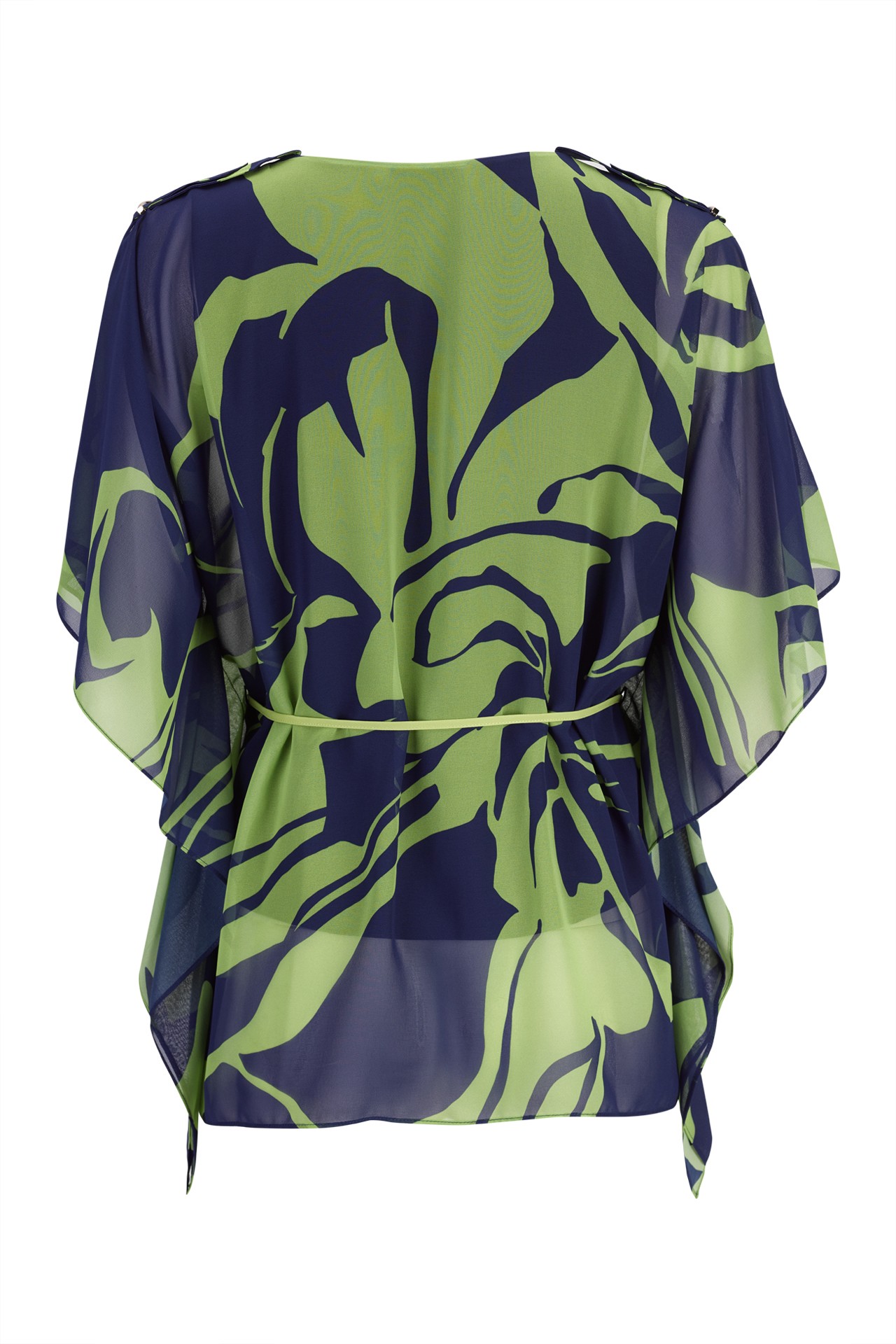 Poncho-style blouse