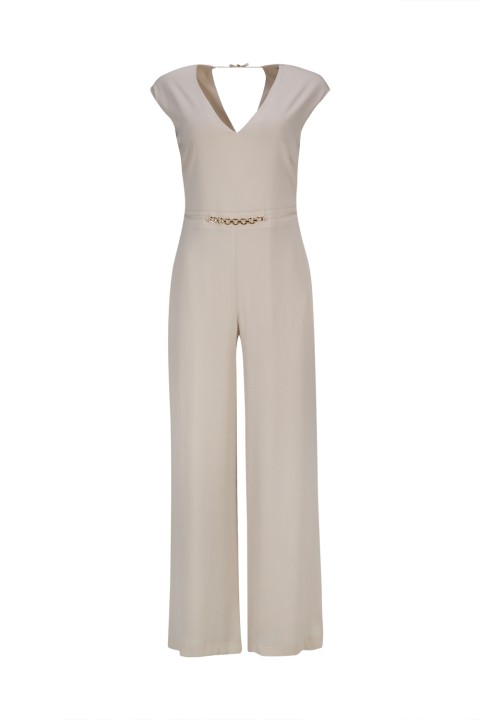 Short-sleeved jumpsuit