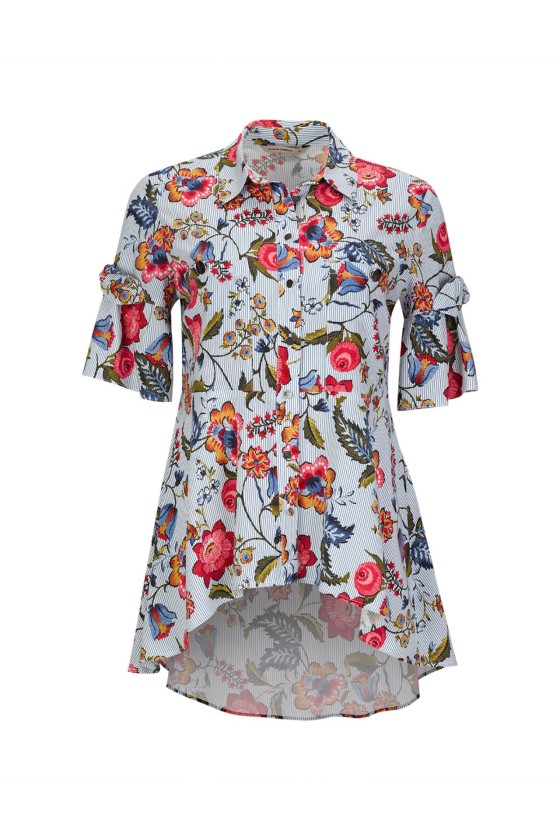 Asymmetrical blouse