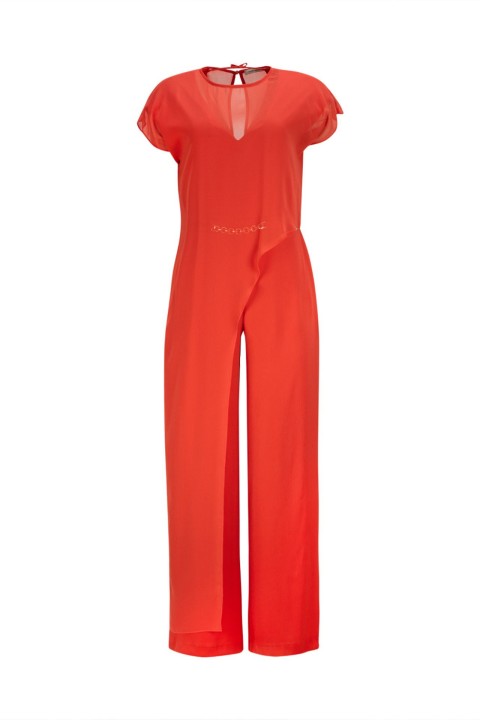 Short-sleeved jumpsuit