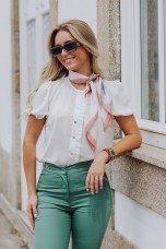 Blusa de manga curta
