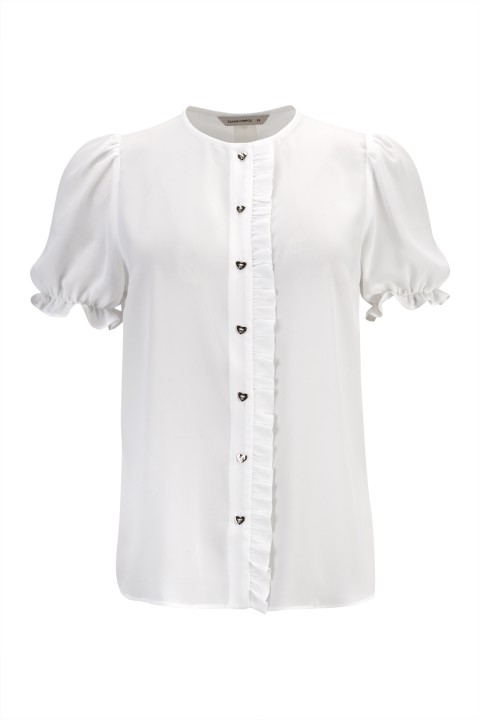 Short-sleeved blouse