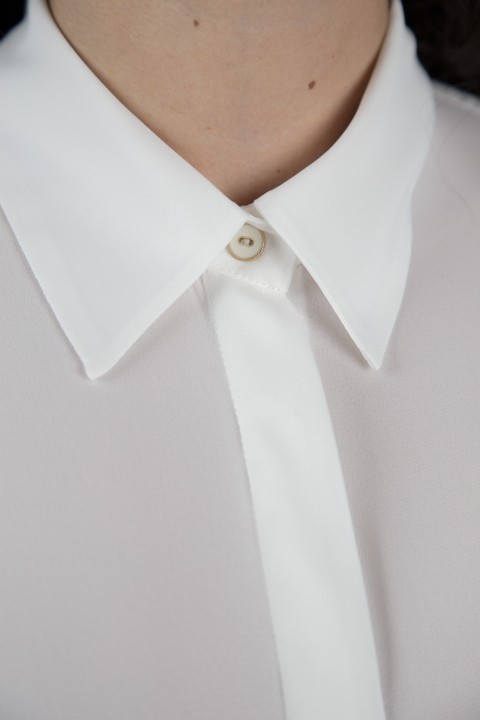 Blusa de corte clásico Blusa de corte clásico