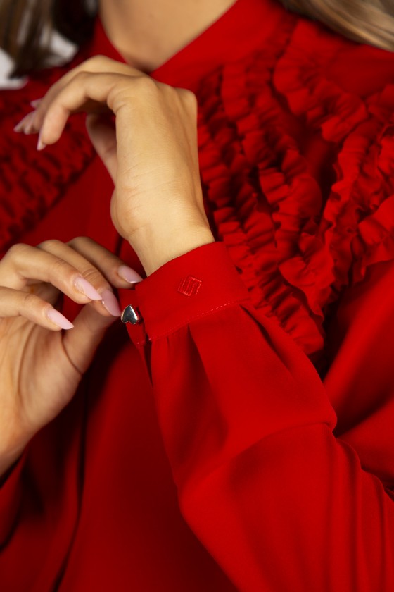 Blusa romántica línea Atelier