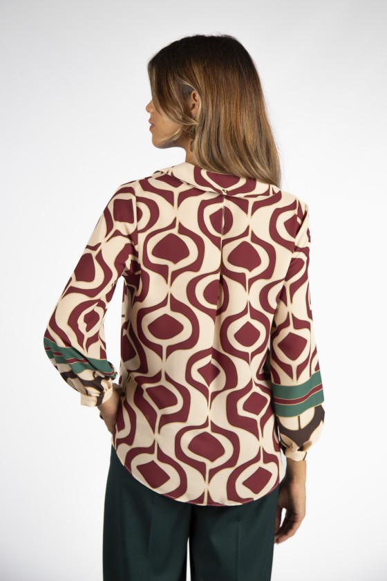 Blusa com cuello Chelsea
