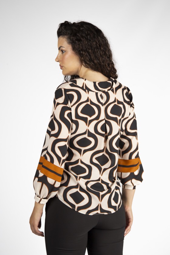 Blusa com cuello Chelsea