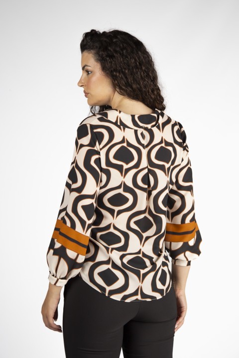 Blusa com cuello Chelsea Blusa com cuello Chelsea