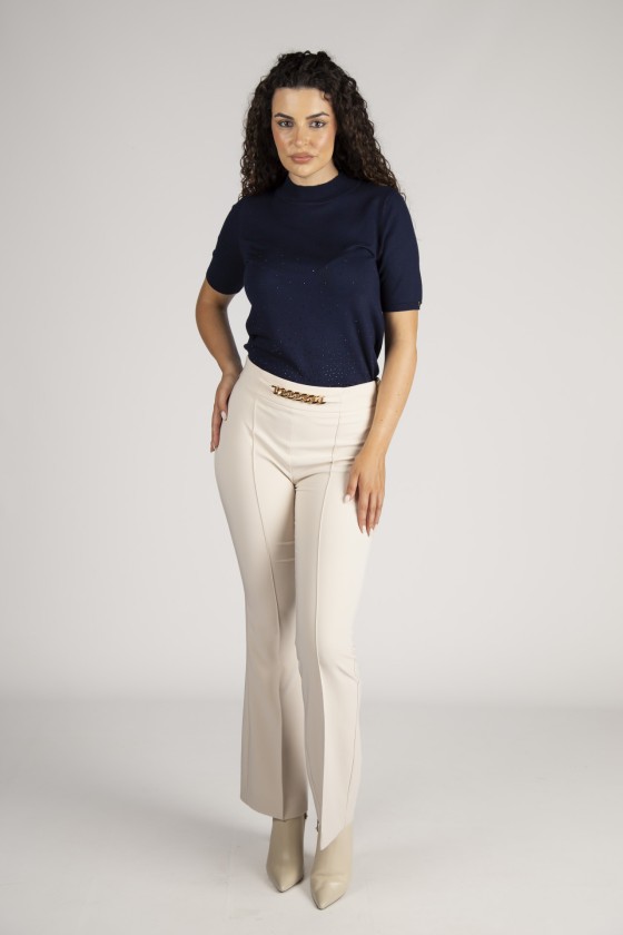 Pantalones cadena dorada