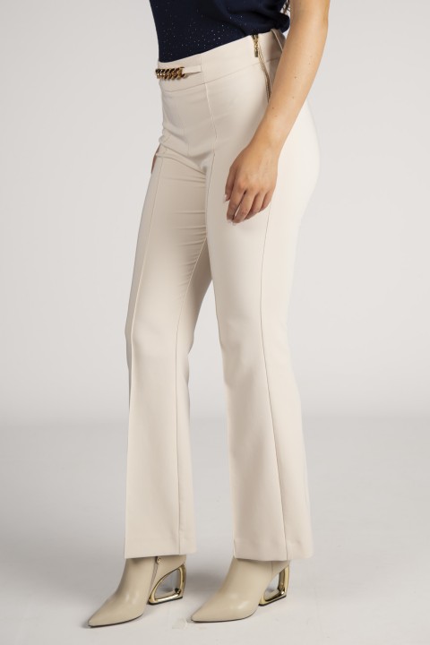 Gold chain trousers