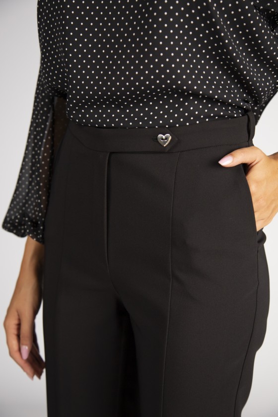 Pantalones con encaje