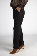 Wide-leg trousers with glitter
