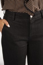 Wide-leg trousers with glitter
