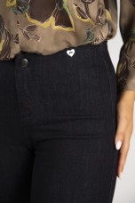 Elasticated waistband jeans