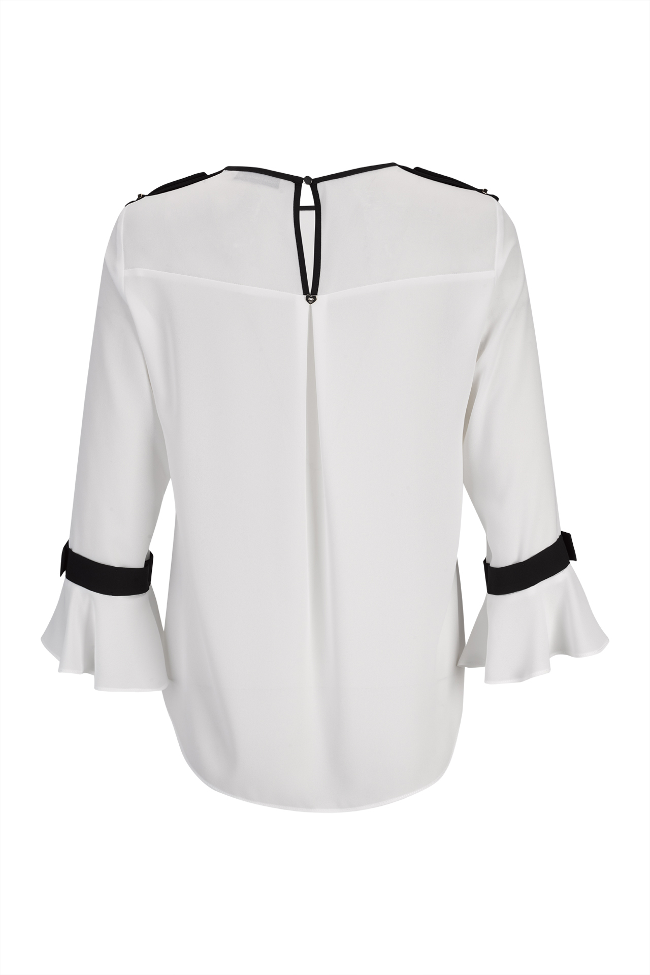 Shoulder patches blouse