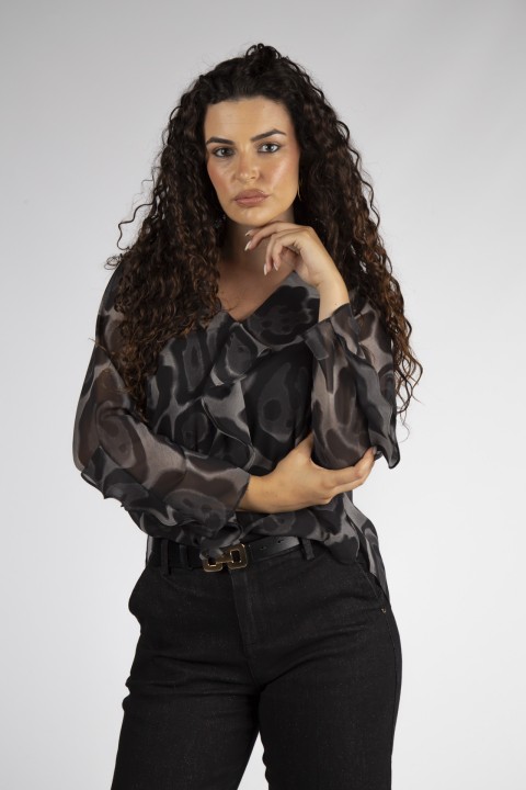 Ruffled blouse