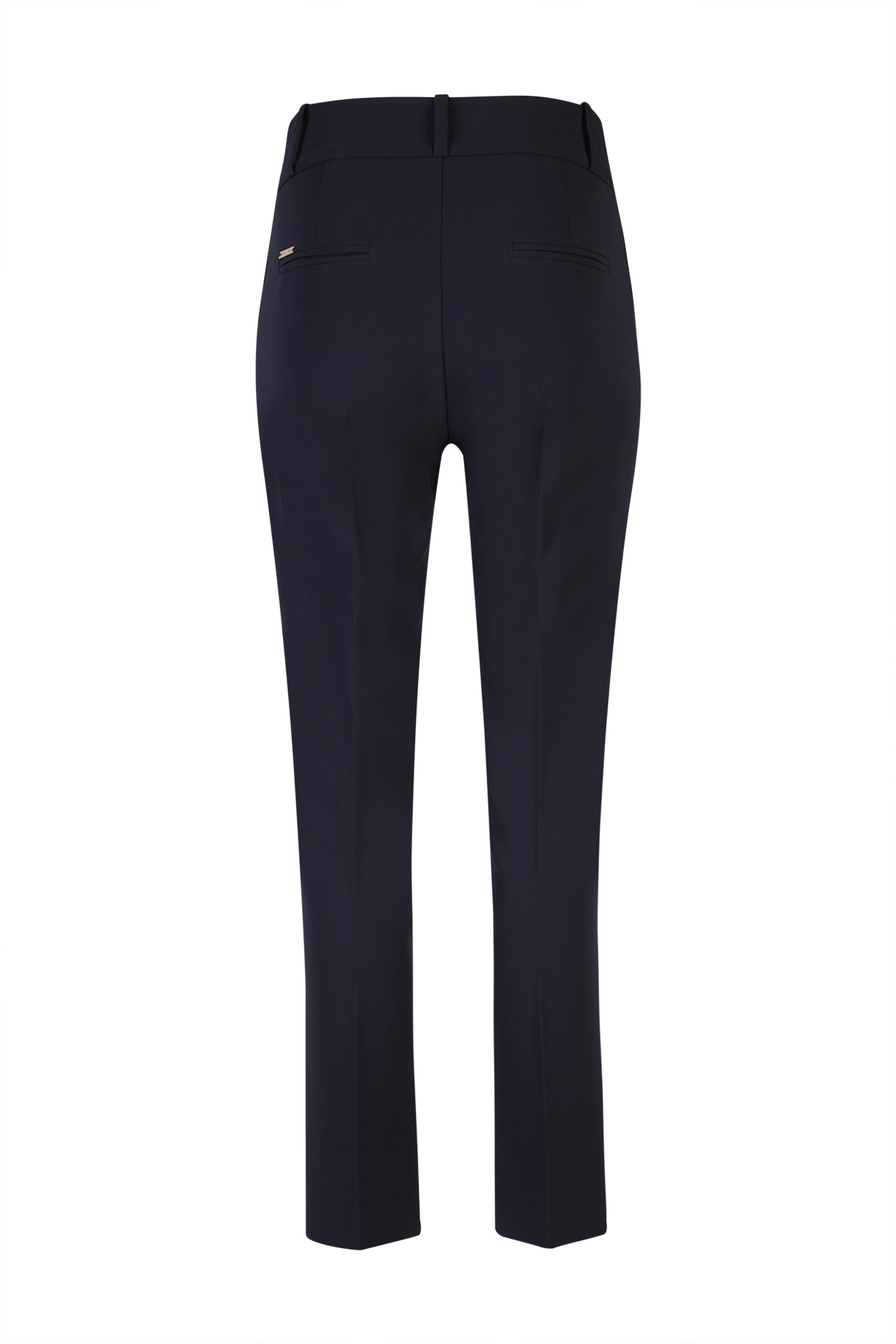 Asymmetrical waistband trousers