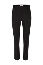 Asymmetrical waistband trousers