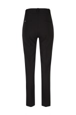 Asymmetrical waistband trousers