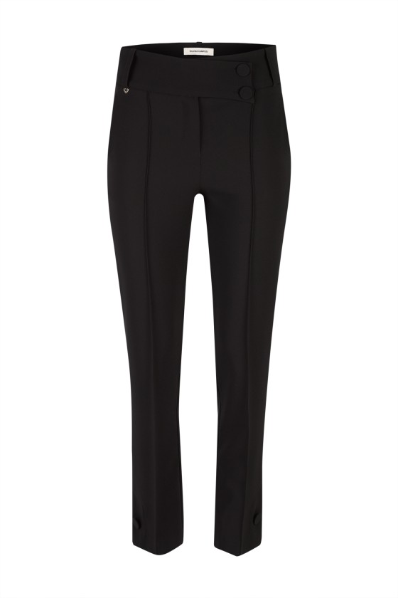 Pantalones con cinturilla asimétrica