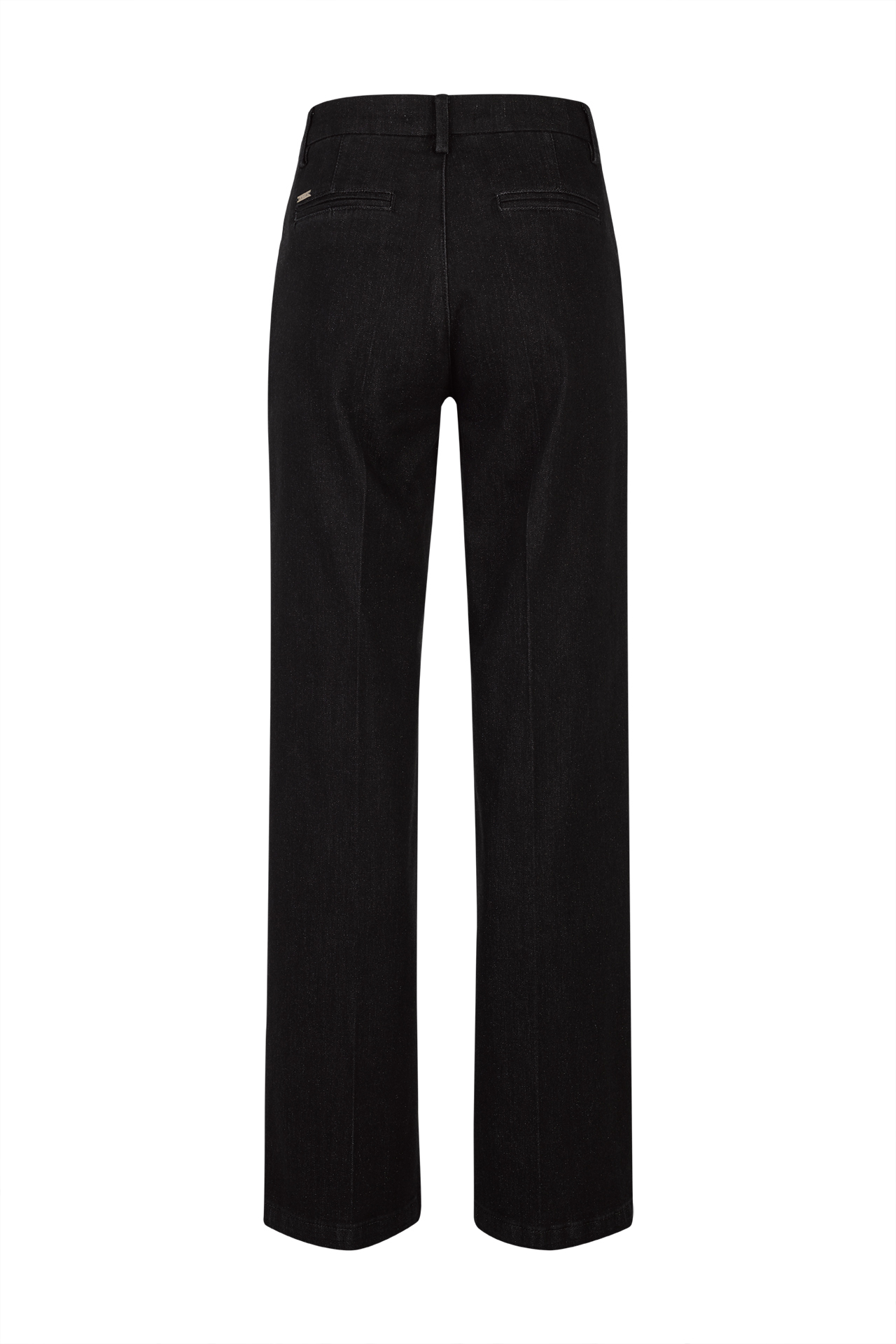 Wide-leg trousers with glitter