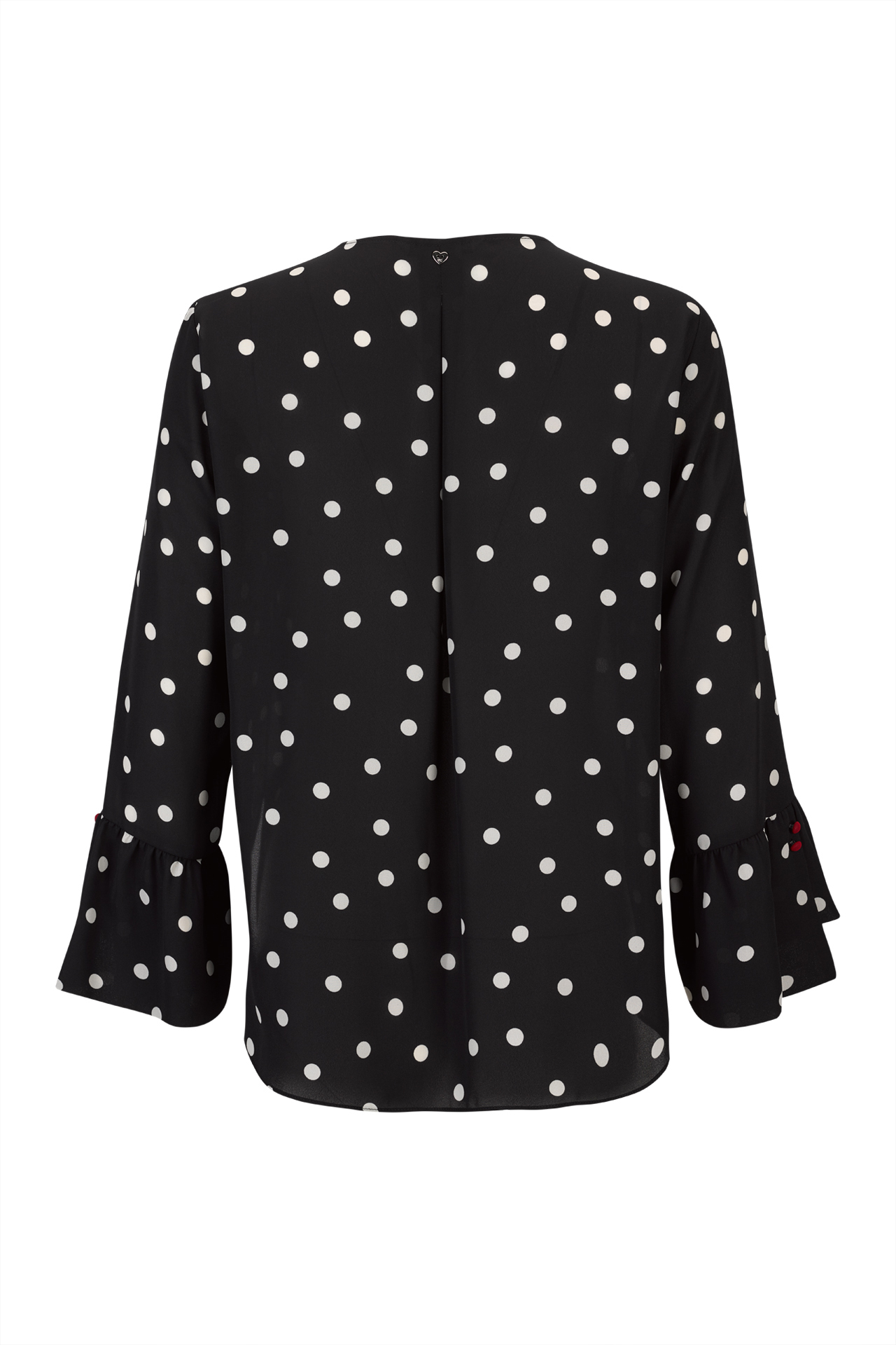 Covered buttons blouse