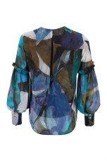 Balloon sleeve blouse