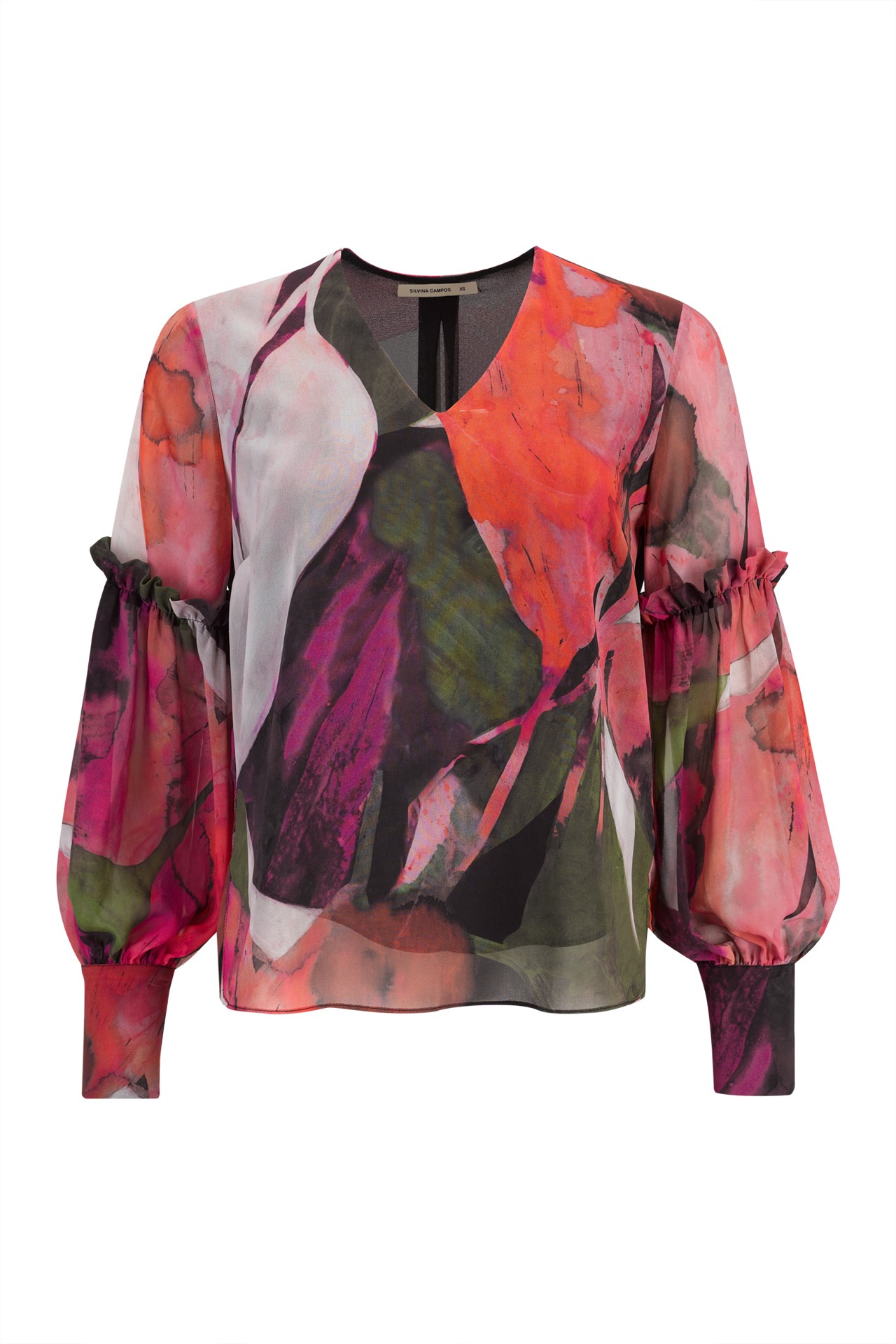 Balloon sleeve blouse