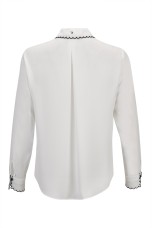 Shirt with contrasting details