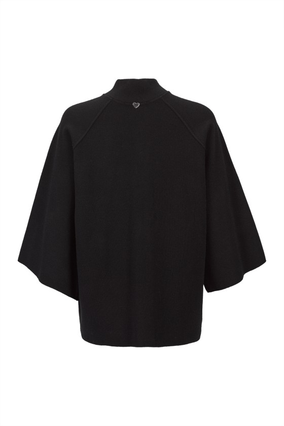 Chaqueta de punto con 6 botones metálicos