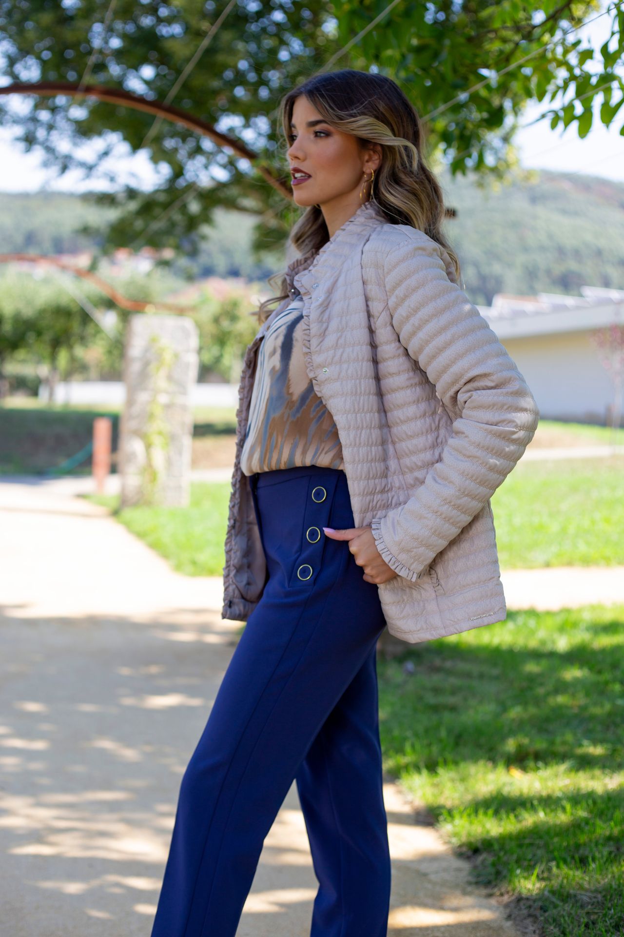 Parka acolchoada