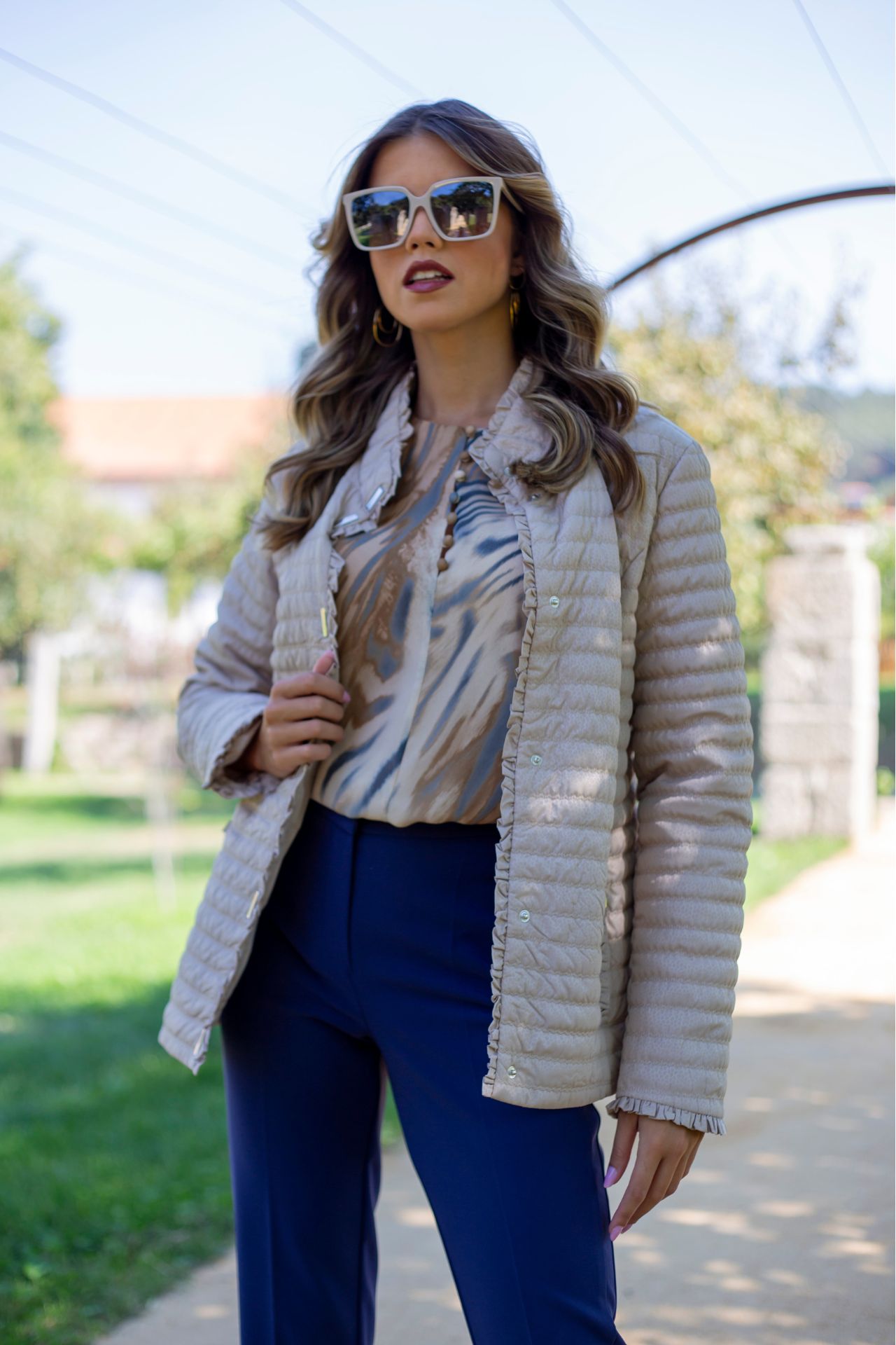 Parka acolchoada