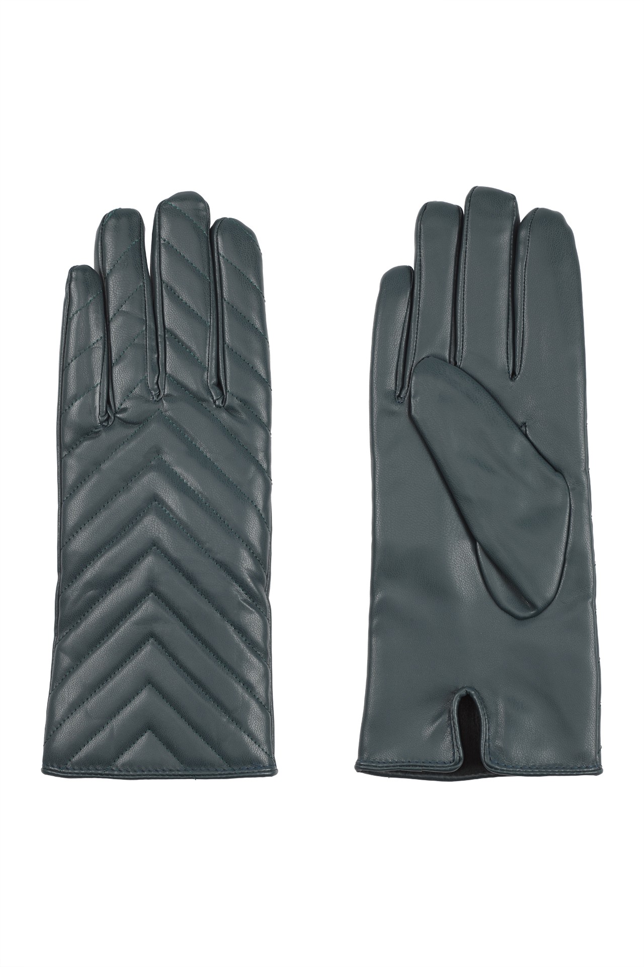 Gloves with stitching details