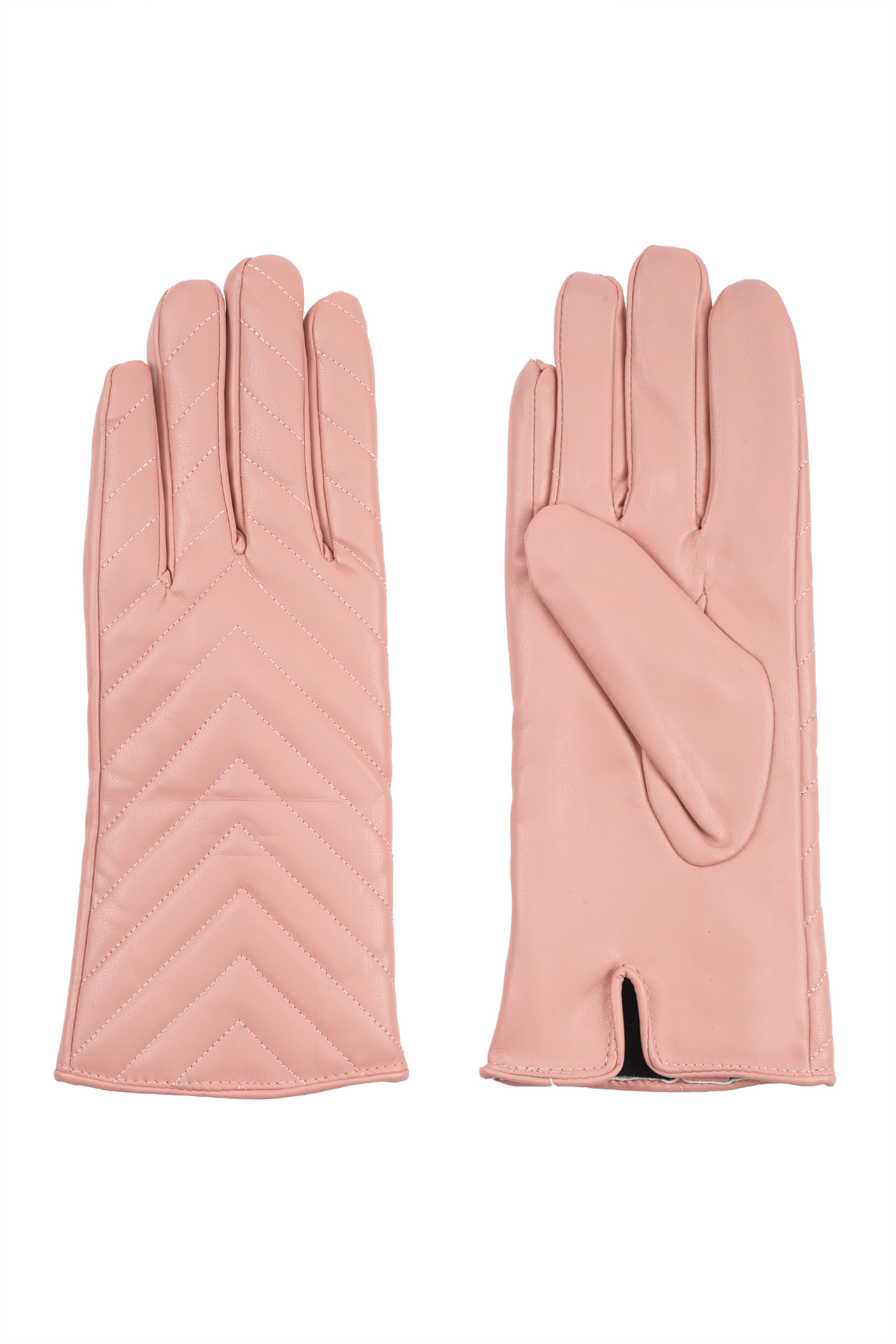 Gloves with stitching details